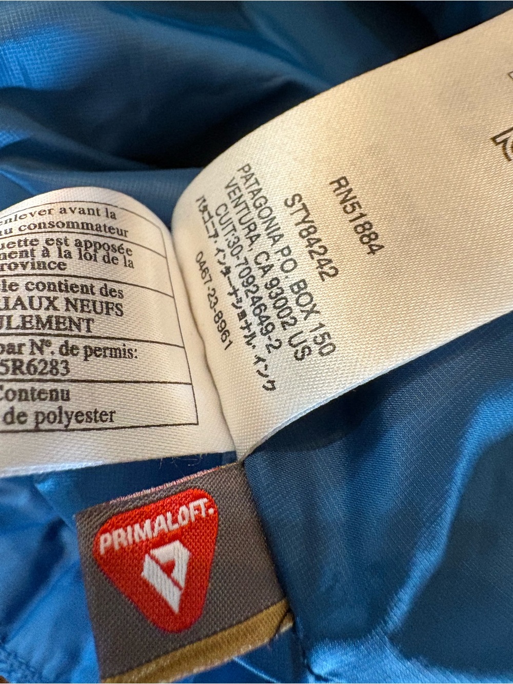 Patagonia Nano Puff Vest Mens Large Blue Quilted Synthetic Insulated - Picture 8 of 9